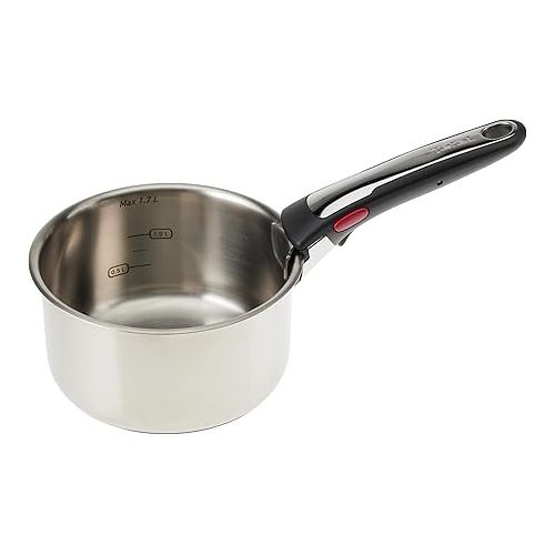  Tefal L898S3 Ingenio Preference On 3-Piece Saucepan Set, Removable Handle, Oven-Safe up to 250 °C without Handle, Suitable for All Hobs, Including Induction, Stainless Steel, 16/18/20 cm