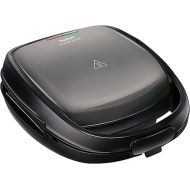 Tefal Snack Time 2-in-1 Combi Appliance SW341B [(Belgian) Waffle Iron and (Triangular) Sandwich Toaster, 2 Removable Non-Stick Plate Sets (Dishwasher Safe); Multifunctional; 700W]