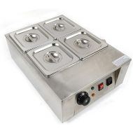 Chocolate Melting Pot, 4 Pot Water Bath, Chocolate Melting Pot, Temperature Controller, Chocolate Melting Pot, 8 kg, 1000 W