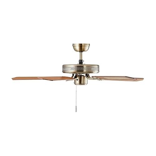  Deko Paloma BC 847 Deckenventilator mit Holzflugeln, 132 cm, Eichestruktur