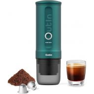 Outin Nano Portable Electric Espresso Machine with 3-4 Minutes Self-Heating, 20 Bar Mini 12V 24V Car Coffee Machine, Compatible with NS Original Capsule & Ground Coffee for Travel, Camping