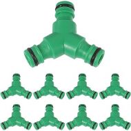 DITK-U Y-piece 1/2 inch three-way piece hose connection hose divider connector for hose branch (8 pieces)