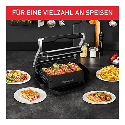  Tefal OptiGrill XA7258 Snacking & Baking Tray (Suitable for OptiGrill+ and OptiGrill Elite Non-Stick Coating, Capacity: 1.6 litre, dishwasher safe), black