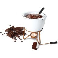 Boska Marie Chocolate Fondue Set - 2 to 4 People - Fondue Chocolate Tea Lights - 550 ml Capacity for 400 g Melted Chocolate [Includes Fondue Forks] [Fondue Water Bath]
