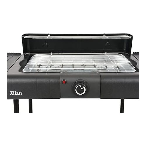  Zilan Electric Grill 2400W Thermostatic Continuous Temperature Control Table Grill