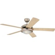 Westinghouse Comet 132 cm/ 52-inches Ceiling Fans, Titanium-Light Maple/ White