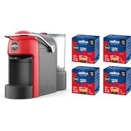 Lavazza A Modo Mio Jolie, Kaffeemaschine mit 64 Kapseln Creme und Geschmack Klassisch im Lieferumfang enthalten, leise, abnehmbare Tasse, automatische Abschaltung, waschbare Komponenten, Rot