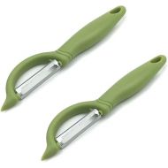 Aililong Potato and Vegetable Peeler Set - 2 Pieces Peeler, Universal Peeler, Tomato Peeler, Pendulum Peeler - Ergonomic Handle - Rustproof & Dishwasher Safe - Ideal for Peeling Needs