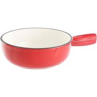 Rosenstein & Sohne Cast Iron Cheese Fondue Pot, 24 cm