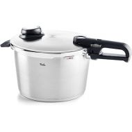 Fissler Vitavit Premium Pressure Cooker (8 L, Diameter 26 cm) Stainless Steel Pressure Cooker, 4 Cooking Levels, Includes Induction Insert