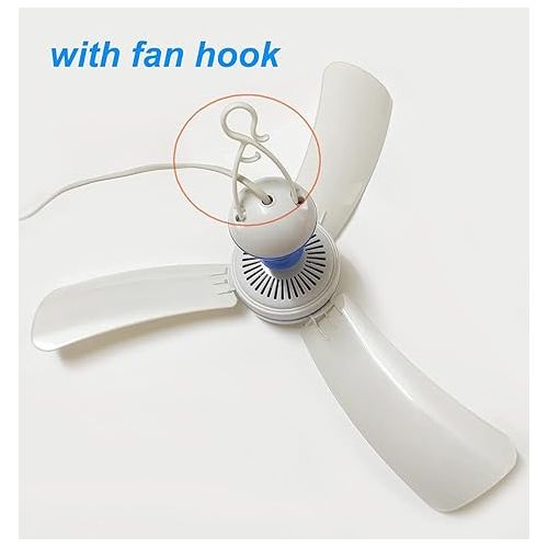  Portable Ceiling Fan Mini USB Tent Fan for Camping Outdoor Gazebo Tents Ceiling Fan DC 5V Compatible Battery