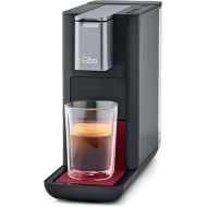 Tchibo Qbo Essential Premium Capsule Machine for Espresso, Caffe and Caffe Grande, Compact, Innovative Design, Dark Berry