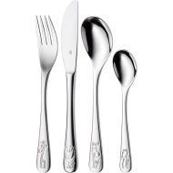WMF Safari children's cutlery, 4 pieces, from 3 years, Cromargan stainless steel polished, dishwasher safe
