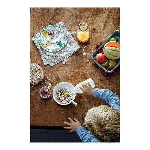  WMF Safari children's cutlery, 4 pieces, from 3 years, Cromargan stainless steel polished, dishwasher safe