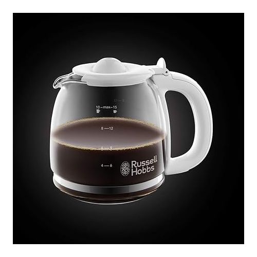  Russell Hobbs Inspire 24390-56 Digital Coffee Machine, Programmable Timer, 1.25 L Glass Jug, up to 10 Cups, Warming Plate, Automatic Shut-Off, 1100 W, Filter Coffee Machine