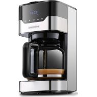 Steinborg Filter Coffee Machine with Timer, 1.5 Litre Capacity, 900 Watt, Small Coffee Machine, Warming Plate, Permanent Filter, Digital Coffee Machine, Coffee Machine