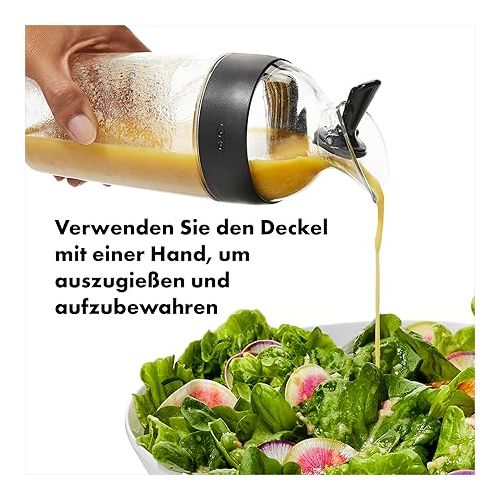  OXO Good Grips Salad Dressing Shaker, black, 350 ml