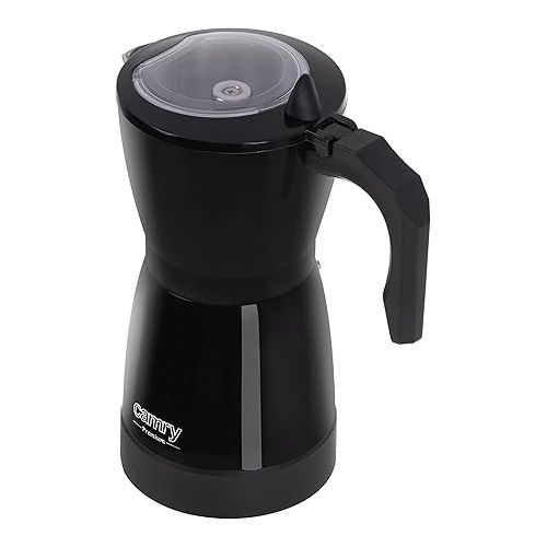  CAMRY - Electric Coffee Machine Black 300 ml - Espresso Maker for 6 Espresso Cups - Small Camping Coffee Machine - Travel Coffee Machine - Pressure Coffee Machine - 360° Rotating Stand