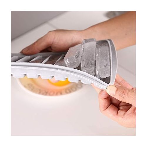  LessMo Silicone Ice Stick Tray with Lid, Ice Cube Tray for Water Bottles & Sports Bottles, Makes 10 Sticks