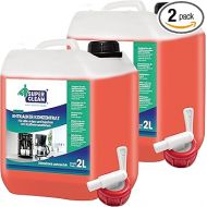 SUPER CLEAN 2 x 2000 ml Universal Descaler Coffee Machine, Liquid, For All Machines and Brands, 40 x Descaling, Effective Liquid Descaler for Coffee Machines, Kettles and Showers