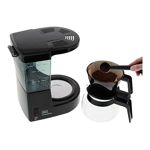  Melitta Filter Coffee Machine with Glass Jug, Aromaboy, 2 Cup Glass Jug, Filter Insert