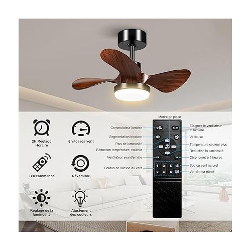  Quiet Ceiling Fan with Lighting and Remote Control
