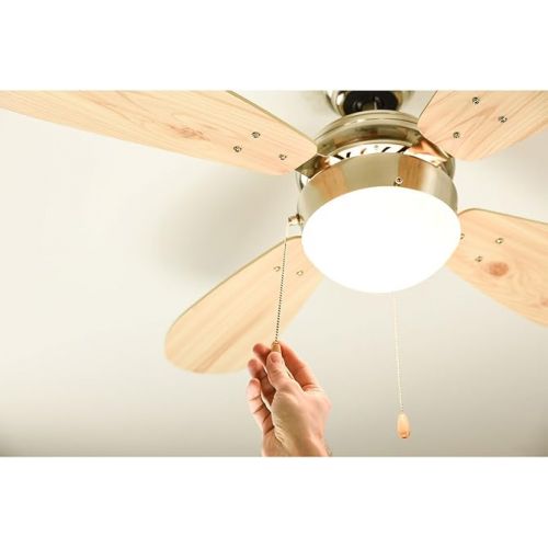  Classic Ceiling Fan with Lighting, 105 cm, FN43335