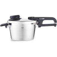 Fissler Vitavit Premium Pressure Cooker (2.5 L, Diameter 18 cm) Stainless Steel Pressure Cooker, 4 Cooking Levels, Includes Induction Insert, Silver