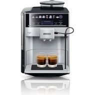 Siemens EQ.6 Plus s300 TE653501DE Fully Automatic Coffee Machine (1,500 Watts, Ceramic Grinder, Touch Sensor Direct Selection Buttons, Personalised Drink) Silver