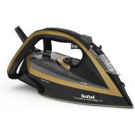 Tefal FV5696 Turbo Pro Anti-Calc [+] Steam Iron | 3000 Watt | Steam Boost: 270 g/min | 300 ml Capacity | Anti-limescale Collector | Eco Function | Drip Stop | Automatic Shut-Off | Black/Gold