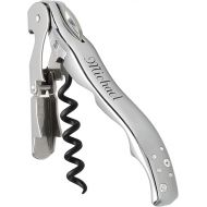 Pulltex Pulltaps Evolution Crystal Waiter's Knife with Laser Engraving Metal Corkscrew Double Lever