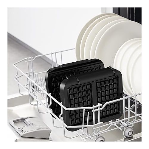  Tefal XA7308 OptiGrill Waffle Plate, Black