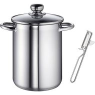 Rohe Germany Kim 262431-02 Asparagus Pot Including Asparagus Peeler Stainless Steel Induction 4.5 Litres Induction