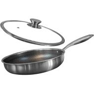 Kuchenkompane Frying Pan 28 cm, Suitable for Induction Cookers, Non-Stick Coating, Suitable for All Hob Types, Oven Resistant