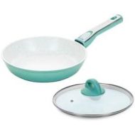 Genius Cerafit Revolution Frying Pan 24 cm, Ceramic Non-Stick Coating, PFAS Free with Glass Lid, Removable Handle for All Types of Cookers, Induction, Oven-Safe, Dishwasher Safe