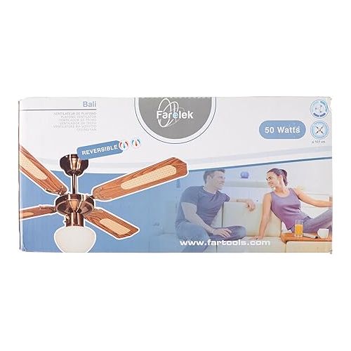  Farelek Bali - Ceiling Fan - 107 cm - Brown