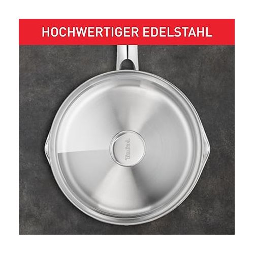  Tefal A70522 Duetto Saucepan with Lid, 16 cm, Stainless Steel