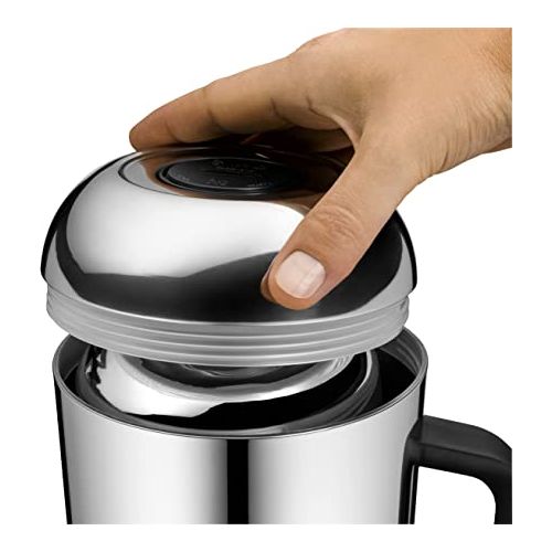  WMF Impulse Thermos Pot / Jug for Tea or Coffee - 1 Litre - Twist Closure - Keeps Drinks Warm or Cold for 24 Hours, White