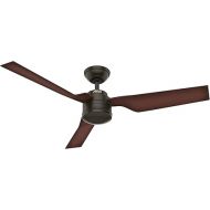 HUNTER Fan Cabo Frio 50635 Ceiling Fan for Indoor and Outdoor Use with Wall Control, 3 Interchangeable Blades in Beech, Ideal for Summer and Winter, 132 cm
