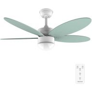 Cecotec Deckenventilator EnergySilence Aero 4260 Mint. 40 W, DC-Motor, Durchmesser 42 Zoll mit 5 umkehrbaren Flugeln, LED-Licht, Fernbedienung, Timer, 6 Geschwindigkeiten