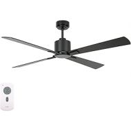 Lucci Air Climate I Ceiling Fan with Remote Control, Flat Ceiling Fan, Diameter 132 cm, Summer and Winter Operation