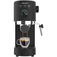 Cecotec Espressomaschine Cafelizzia Fast Pro. 1350 W, Thermoblock, ForceAroma-Technologie mit 20 Bars, verstellbare Dampfduse, Doppelter Auslauf, Tassenwarmer, Abnehmbarer Wassertank