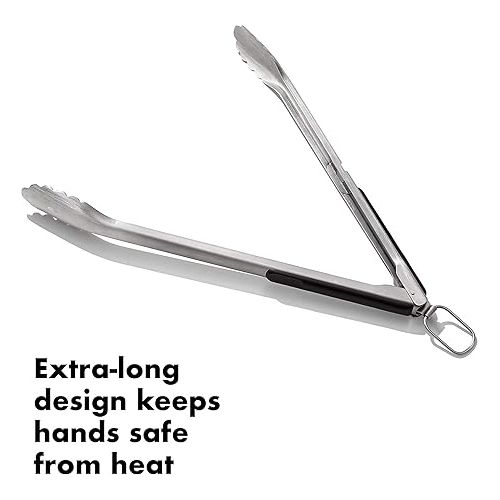  OXO Good Grips Grilling Tongs with Built-In Bottle Opener