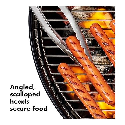  OXO Good Grips Grilling Tongs with Built-In Bottle Opener