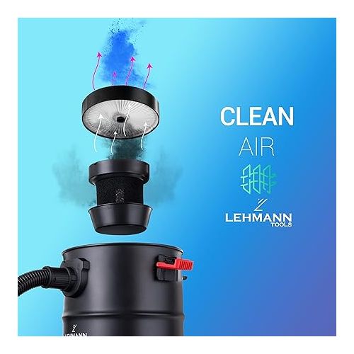  LEHMANN LHOVW-1620 Ultrawash 4-in-1 Vacuum Cleaner for Carpets and Upholstery Bagless Vacuum Cleaner with 20 Litre Container Includes Extensive Accessories