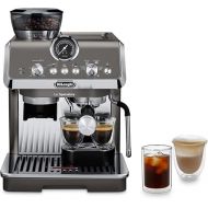 De'Longhi La Specialista Arte Evo EC9255.T Espresso Cold Brew Portafilter Machine with Professional Milk Frothing Nozzle, Sensor Grinder Technology, Includes Barista Kit, 1450W, Titanium