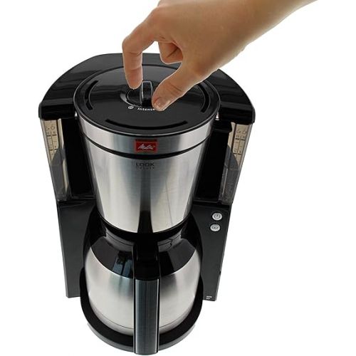  Melitta 1011-14 Look IV Therm Deluxe Coffee Filter Machine, Black