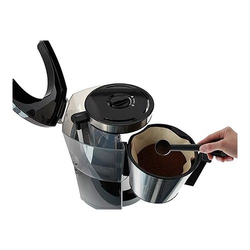  Melitta 1011-14 Look IV Therm Deluxe Coffee Filter Machine, Black