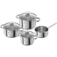 ZWILLING Joy Kochtopf-Set, 4-teilig, 3 Deckel, Induktionsgeeignet, Edelstahl