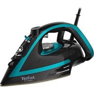 Tefal FV8066 Puregliss Steam Iron | 280 g/min Steam Boost | Vertical Steam | XL Water Filling Opening | Stable Shelf | Anti-limescale Equipment | Drip Stop | Auto Shut-off | Black/Turquoise